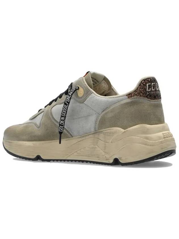 Running Sole Suede Low Top Sneakers Grey - GOLDEN GOOSE - BALAAN 4