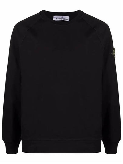 Wappen Patch Crewneck Sweatshirt Black - STONE ISLAND - BALAAN 2