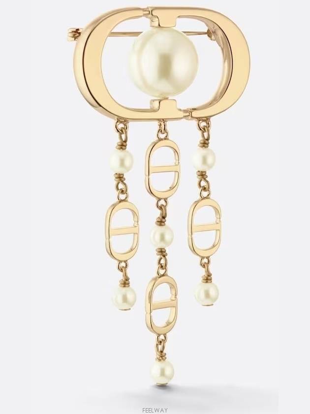 30 Montaigne Jolie Brooch Gold Finish Metal - DIOR - BALAAN 4