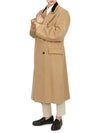 Men's Wool Double Coat Beige - MAISON MARGIELA - BALAAN 7