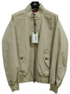 G9 Classic Original Harrington Zip-Up Jacket Beige - BARACUTA - BALAAN.