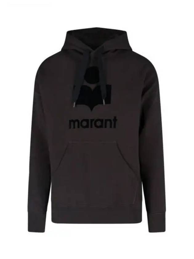 Miley Logo Hoodie Faded Black - ISABEL MARANT - BALAAN 2