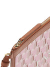 Logo Clutch Bag Pink - LANVIN - BALAAN 9