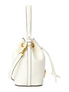 V Logo Signature Nappa Leather Bucket Bag Ivory - VALENTINO - BALAAN 3