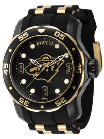 Invicta NHL Minnesota Wild Quartz Black Dial Men's Watch 42317 - INVICTA - BALAAN 1