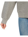 Women's Bold Fox Head Patch Comfort Sweatshirt Medium Grey Melange - MAISON KITSUNE - BALAAN 9