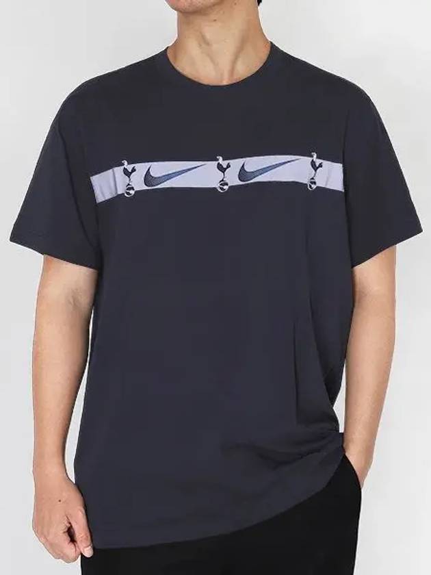 Tottenham Hotspur Repeat Short Sleeve T-Shirt Navy - NIKE - BALAAN 2