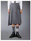 Wool Cashmere Flannel Below Knee Pleats 4 Bar Skirt FGC400V 06393 035 - THOM BROWNE - BALAAN 2