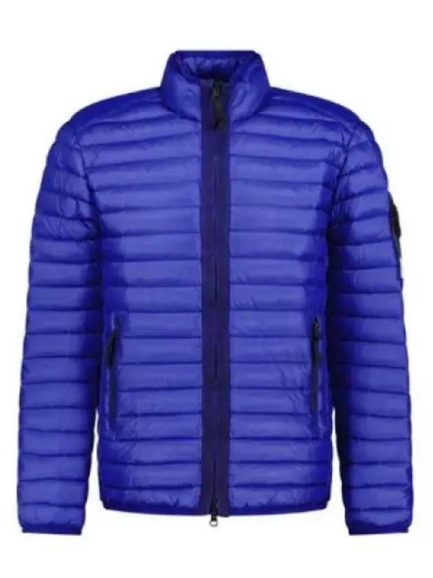 Men's Wappen Patch Padded Jacket Blue - STONE ISLAND - BALAAN 2