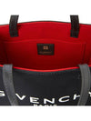 Mini G-Tote Shopping Bag In Canvas Black - GIVENCHY - BALAAN 10