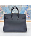 Bulkin 25 TOUCH Togo Alligator Black B engraving - HERMES - BALAAN 3