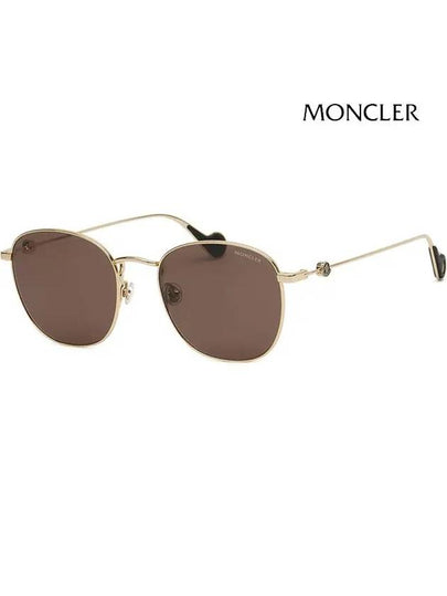 Eyewear Asian Fit Round Sunglasses Brown - MONCLER - BALAAN 2