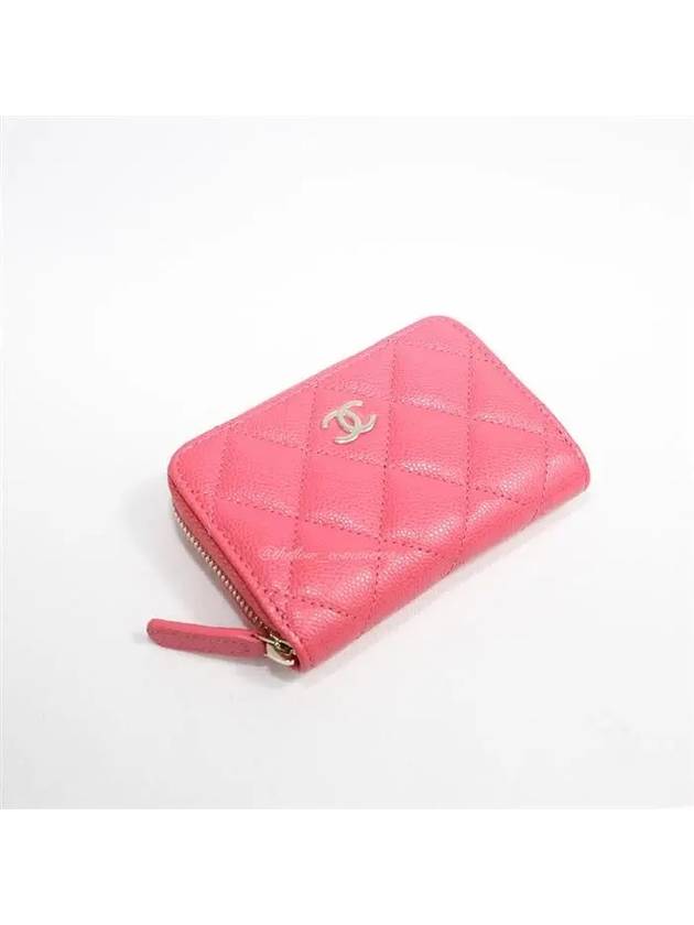 Classic zipper card wallet pink AP0216 Y33352 NN272 - CHANEL - BALAAN 6