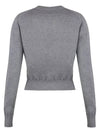 Baby Fox Patch Regular Cardigan Grey Melange - MAISON KITSUNE - BALAAN 3