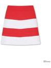 Women Bold Stripe Knit SkIrt - WAAC - BALAAN 1