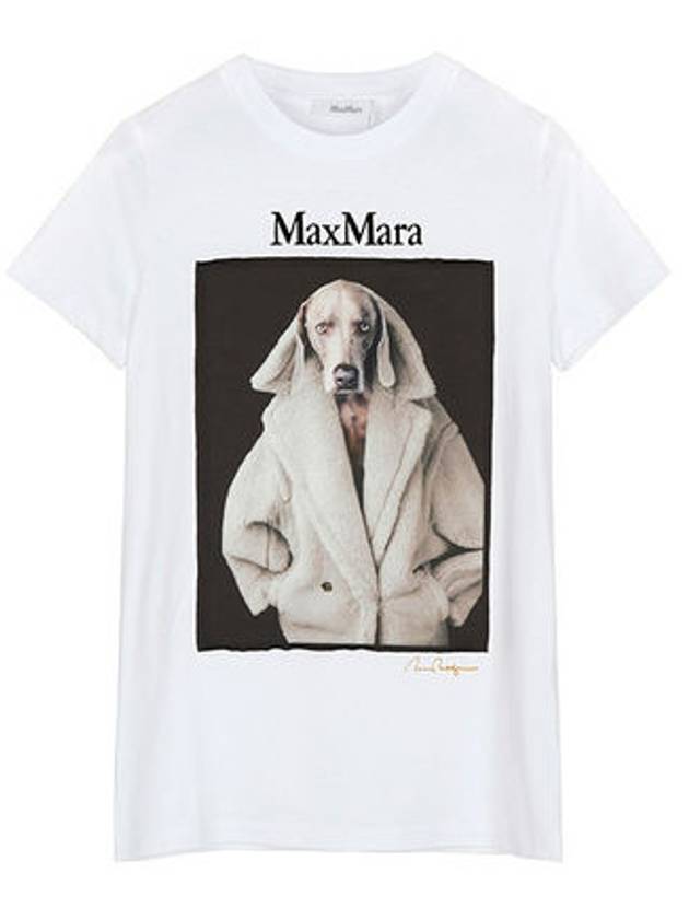 Short sleeve t shirt 19460339 003 19460339600 White - MAX MARA - BALAAN 1