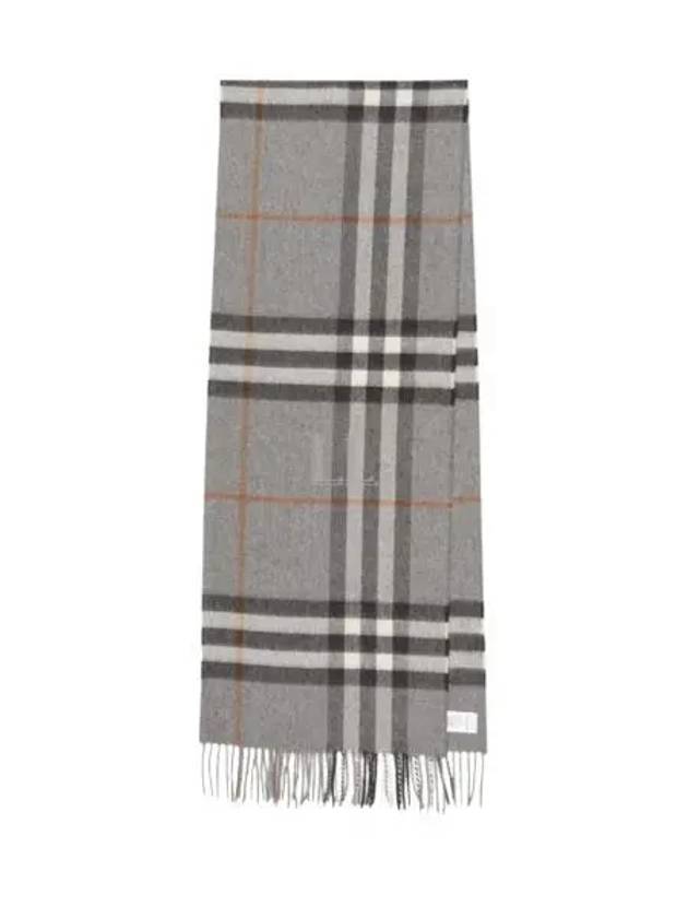 Check Pattern Scarf Grey - BURBERRY - BALAAN 2