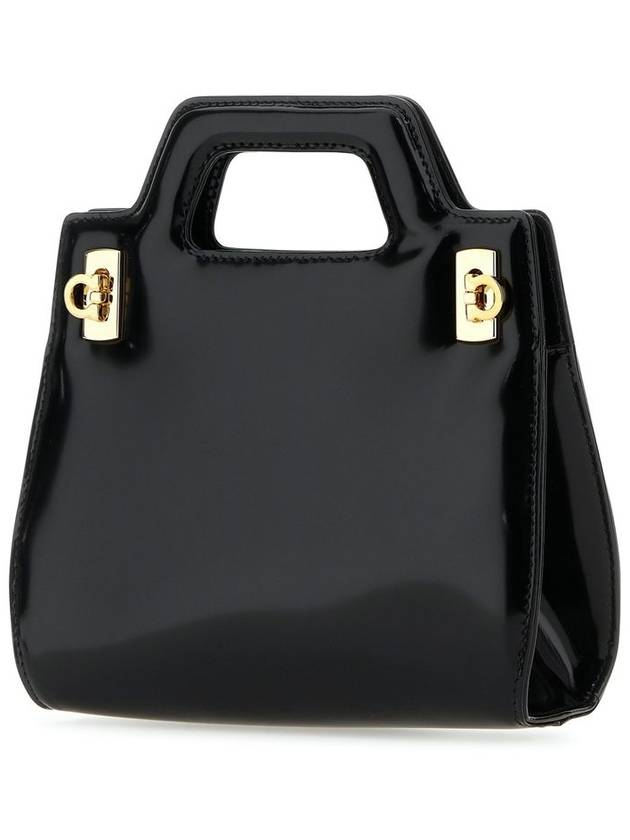 Wanda Mini Bag Black - SALVATORE FERRAGAMO - BALAAN 3