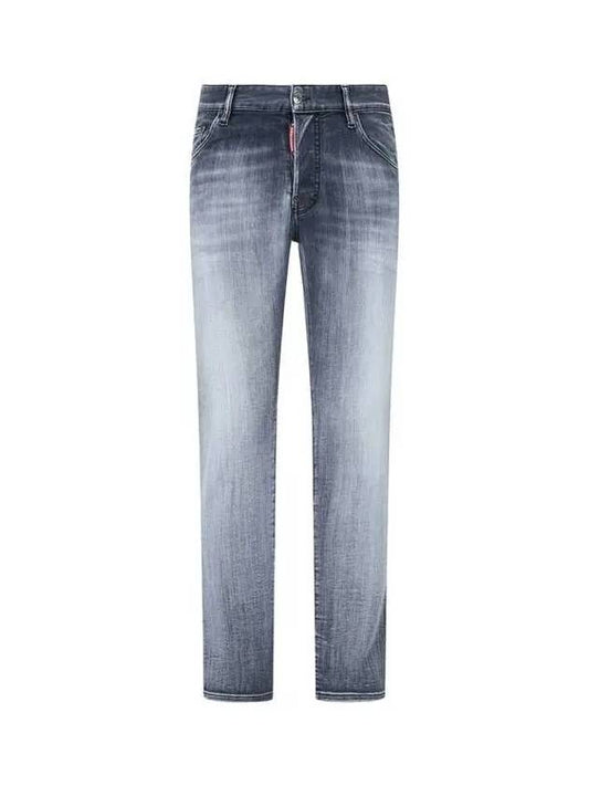 Men s Washed Tight Skater Jeans Gray - DSQUARED2 - BALAAN 1