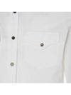 Cotton Long Sleeve Shirt White - BRUNELLO CUCINELLI - BALAAN 4