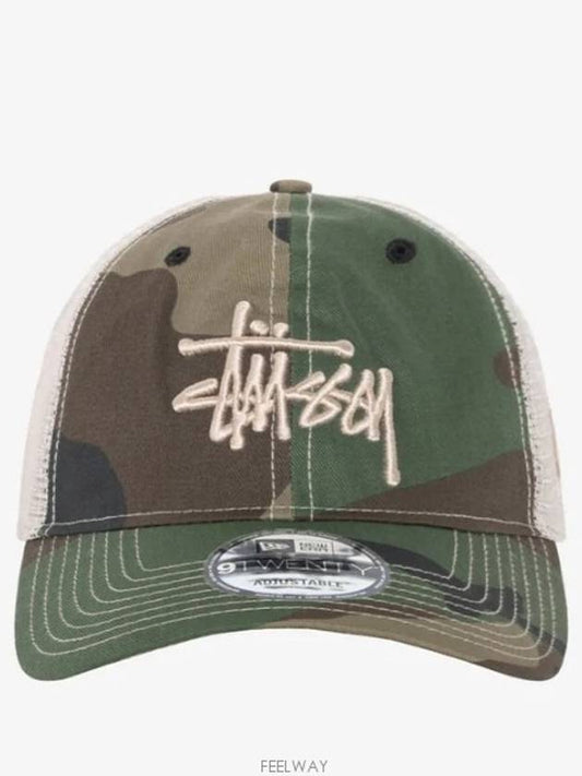 New Era 9Twenty Basic Trucker Cap Worker Shop - STUSSY - BALAAN 1