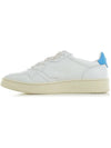 Men's Medalist Leather Low Top Sneakers White - AUTRY - BALAAN 4