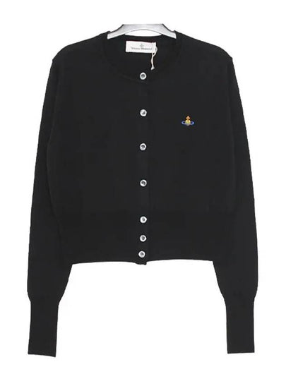 Bea Cropped Cardigan Black - VIVIENNE WESTWOOD - BALAAN 2