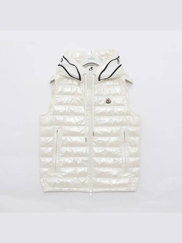 Akaishi Padded Down Vest White - MONCLER - BALAAN 2