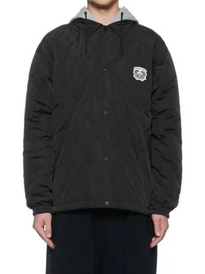 Quilted Hooded Jacket Black - ONITSUKA TIGER - BALAAN 2