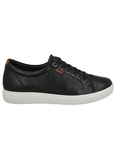 Soft 7 Low Top Sneakers Black - ECCO - BALAAN 2