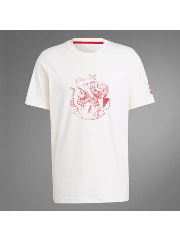 Ajax Amsterdam Og Graphic Short Sleeve T-Shirt White - ADIDAS - BALAAN 2