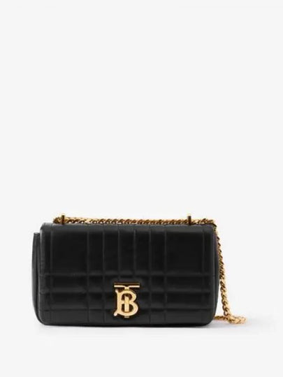 Lola Quilted Lambskin Small Shoulder Bag Black - BURBERRY - BALAAN 2