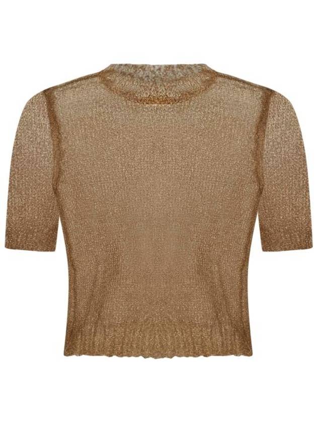 See-Through Crew Neck Short Sleeve T-Shirt Light Brown - MAISON MARGIELA - BALAAN 2