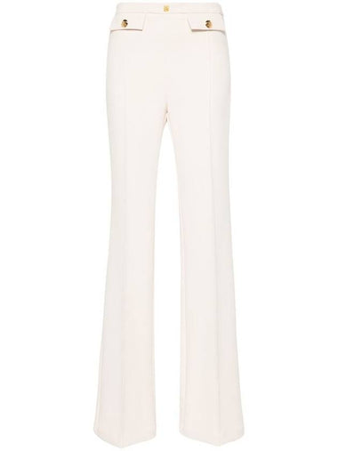 Elisabetta Franchi Logo-Plaque Flared Trousers - ELISABETTA FRANCHI - BALAAN 1