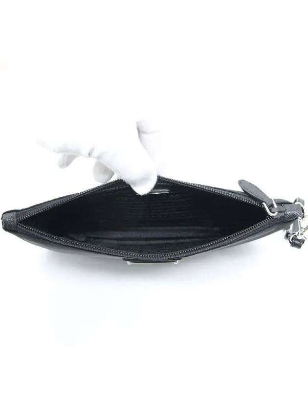 Pocono Nylon Strap Mini Pouch Bag Black - PRADA - BALAAN 8