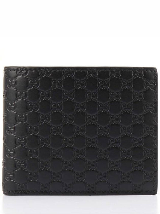 Micro GG Ssima Bifold Wallet Black - GUCCI - BALAAN 2