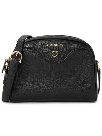 Gancini Cross Bag Black - SALVATORE FERRAGAMO - BALAAN 2