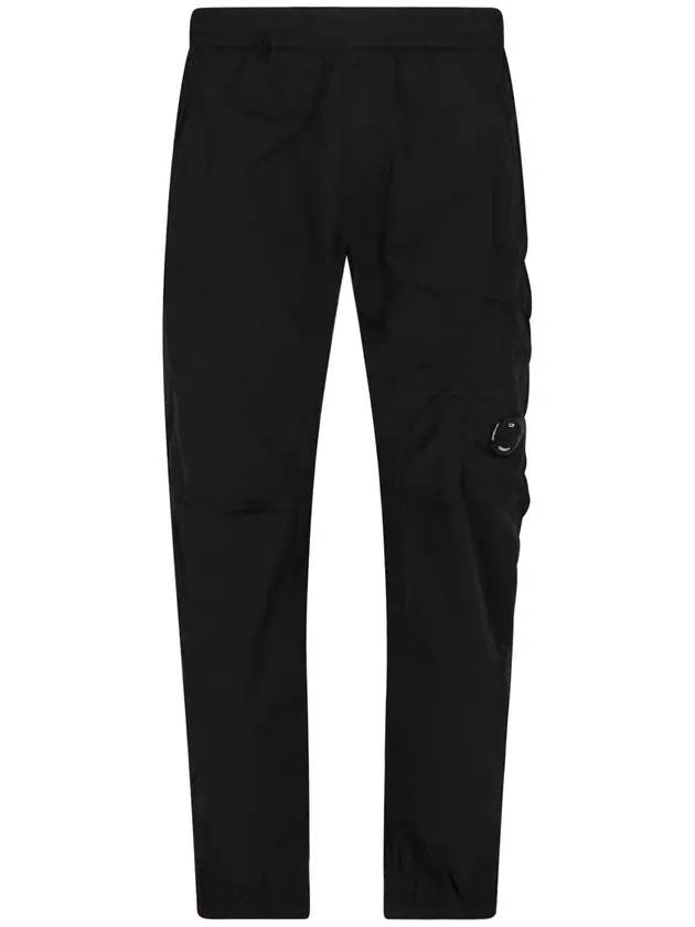 Men's Lens Wappen Chrome R Straight Pants Black - CP COMPANY - BALAAN 1