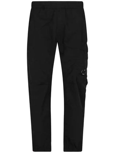 Men's Lens Wappen Chrome R Straight Pants Black - CP COMPANY - BALAAN 1