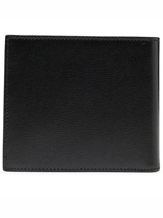 Tiny Monogram Half Wallet Black Gold - SAINT LAURENT - BALAAN 4