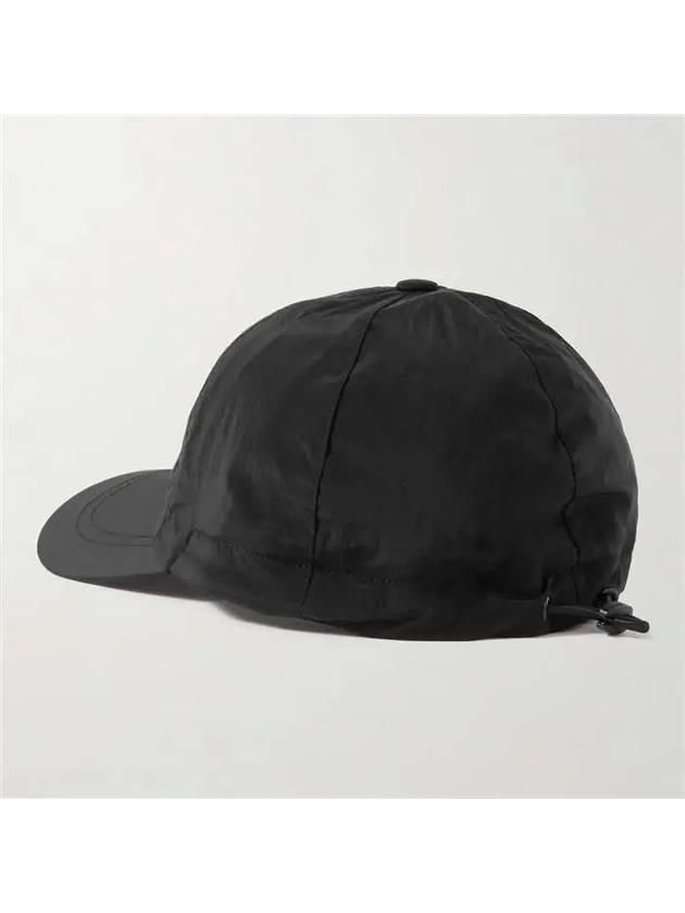 Logo Nylon Metal 6-Panel Ball Cap Black - STONE ISLAND - BALAAN 5