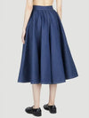 Pleated Denim Skirt Blue - GUCCI - BALAAN 4