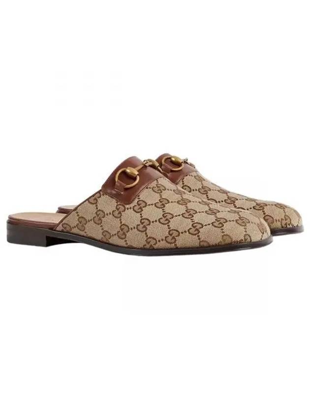 GG Horsebit Slippers Beige - GUCCI - BALAAN 2