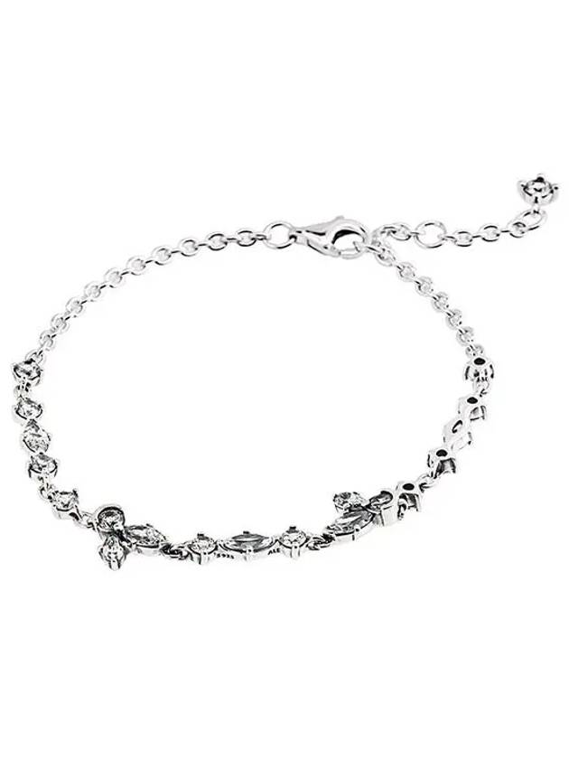 Sparkling Herbarium Chain Bracelet Silver - PANDORA - BALAAN 2