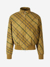 Check Bomber Jacket Yellow - BURBERRY - BALAAN 2