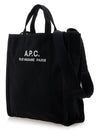 Recovery Logo Printing Cotton Tote Bag Black - A.P.C. - BALAAN 3