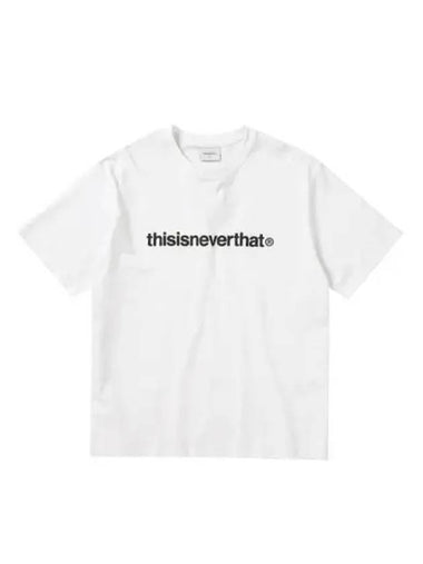 T logo short sleeve shirt white - THISISNEVERTHAT - BALAAN 1