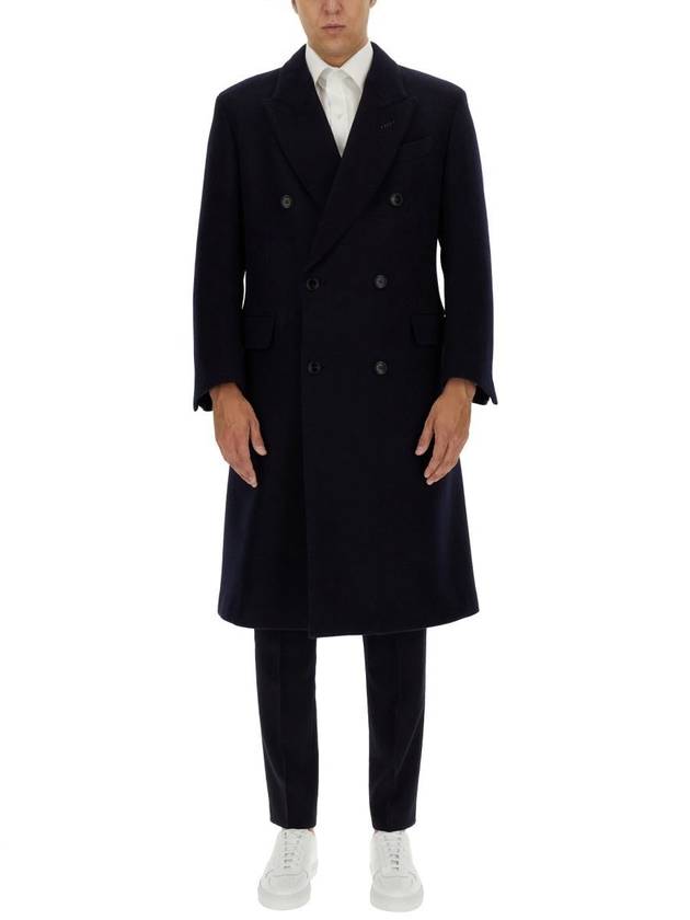 Tom Ford Double-Breasted Coat - TOM FORD - BALAAN 1