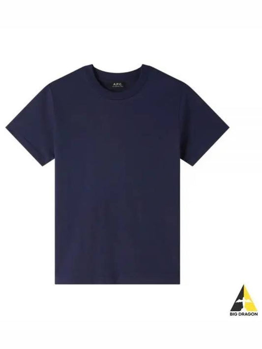 Standard Brode Logo Short Sleeve T-Shirt Navy - A.P.C. - BALAAN 2