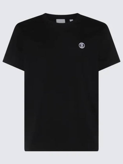 Parker Short Sleeve T-Shirt Black - BURBERRY - BALAAN 2